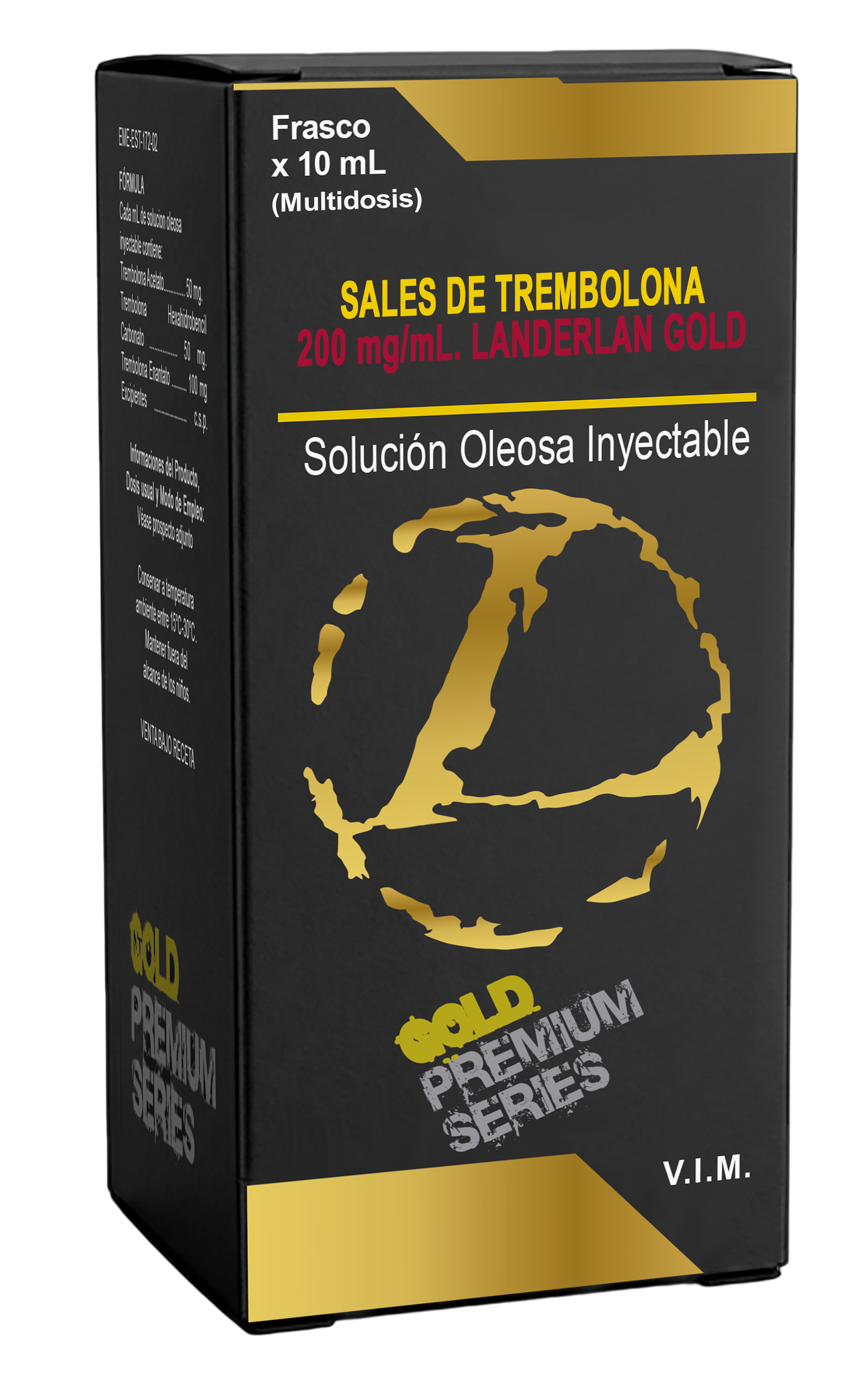 SALES DE TREMBOLONA LANDERLAN GOLD FRASCO AMPOLLA X 10 ML