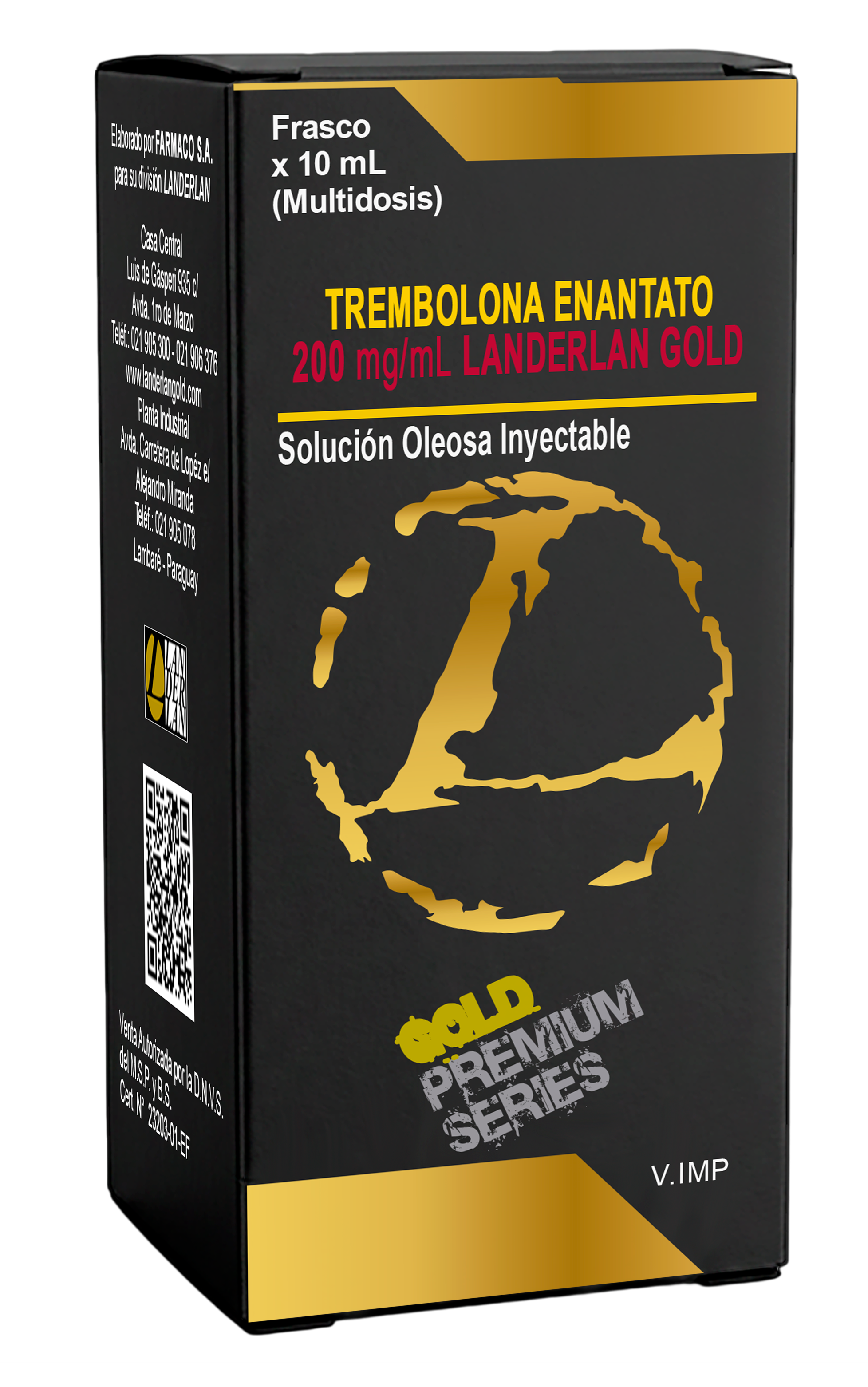 TREMBOLONA ENANTATO FRASCO AMPOLLA X 10 ML